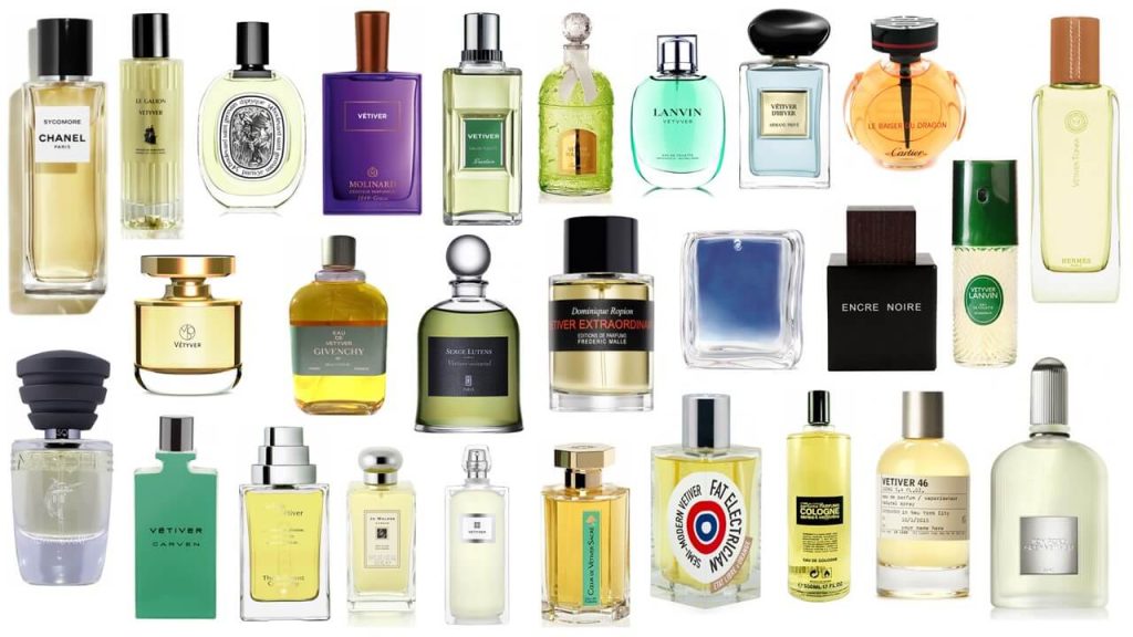 انواع مختلف وتیور (خس خس) در صنعت عطر سازی