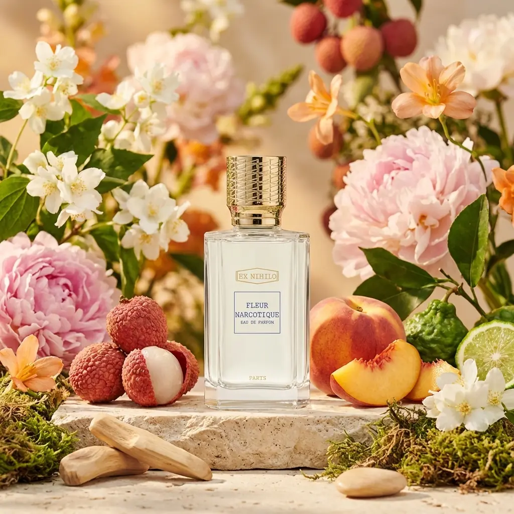 Ex Nihilo Fleur Narcotique3 ترکیبات و نت های برجسته ادکلن با رایحه لیچی و پیونی