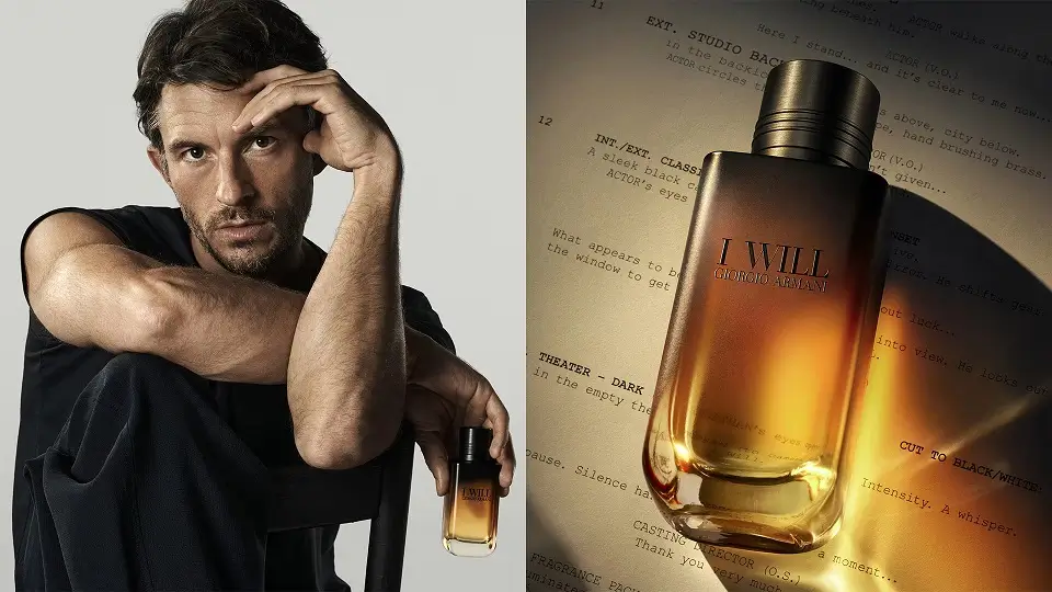 armani i will کمپین تبلیغاتی عطر جورجیو آرمانی آی ویل مردانه با بازی جاناتان بیلی