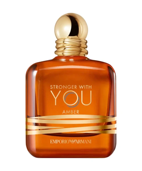 شیشه عطر جورجیو آرمانی استرانگر ویت یو آمبر ۱۰۰ میل
