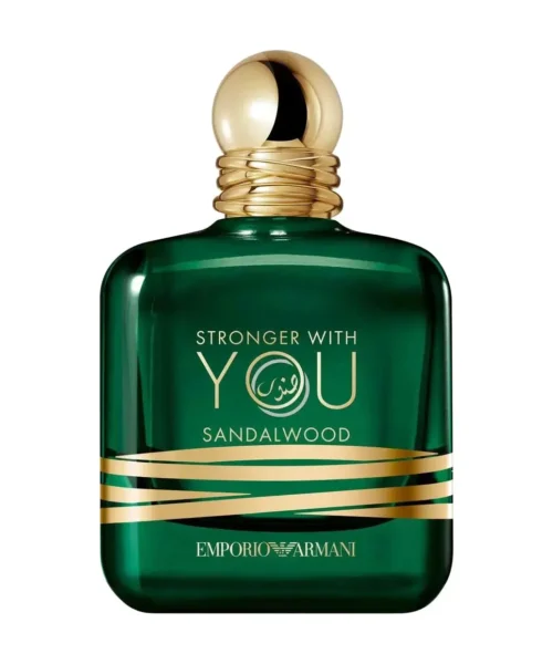 شیشه عطر جورجیو آرمانی استرانگر ویت یو سندل وود ۱۰۰ میل
