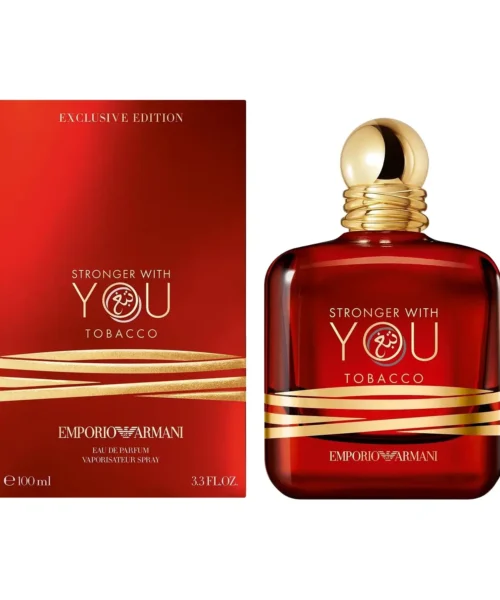 emporio armani stronger with you tobacco 100ml box عطر جورجیو آرمانی استرانگر ویت یو توباکو همراه با جعبه
