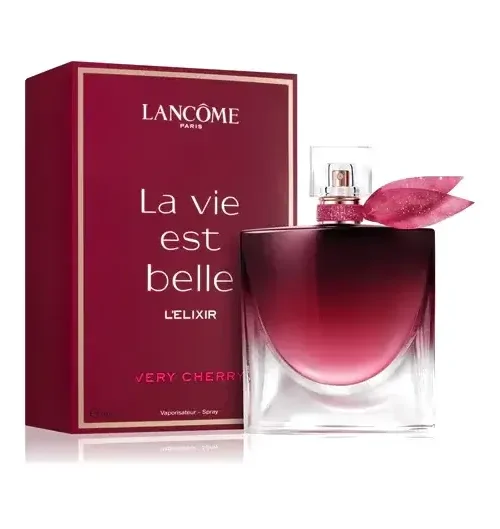 lancome lvb very cherry edp 100ml box عطر لانکوم لاویه بل الکسیر وری چری همراه با جعبه